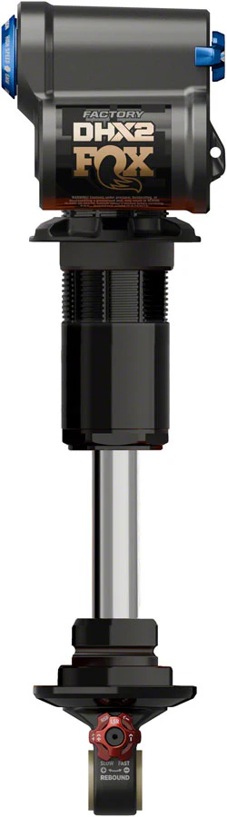 FOX DHX2 Factory Rear Shock - Trunnion Metric 205 x 60 mm 2-Position Lever Hard Chromoly Damper Shaft - Image 3