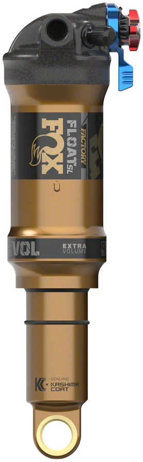 FOX FLOAT SL Factory Rear Shock - Trunnion Metric 165 x 42.5 mm 3-Postion Lever EVOL SV Kashima Coat - Image 2