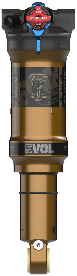 FOX FLOAT SL Factory Rear Shock - Trunnion Metric 165 x 42.5 mm 3-Postion Lever EVOL SV Kashima Coat - Image 3