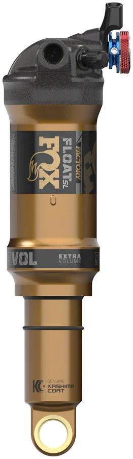 FOX FLOAT SL Factory Rear Shock - Trunnion Metric 165 x 45 mm 3-Postion Remote Up EVOL SV Kashima Coat - Image 2