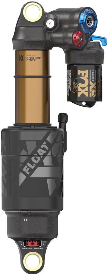 FOX FLOAT X2 Factory Rear Shock - Standard 8.5 x 2.5" 2-Position Lever Kashima Coat - Image 3