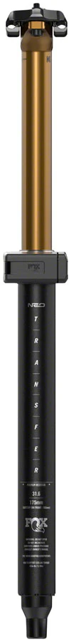 FOX Transfer Neo Factory Series Wireless Dropper Seatpost - 30.9 mm 200 mm Internal Routing Kashima Coat - Image 2
