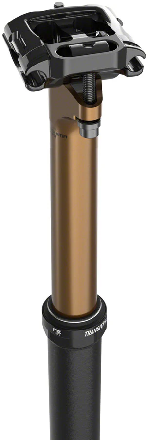 FOX Transfer SL Factory Dropper Seatpost - 31.6 125 mm Internal Routing Kashima Coat Upper - Image 3