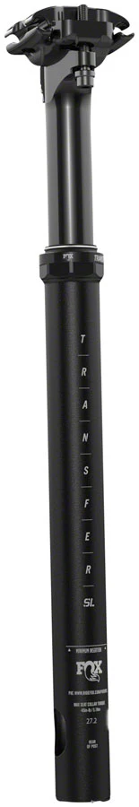 FOX Transfer SL Performance Series Elite Dropper Seatpost - 27.2 50 mm Internal Routing Anodized Upper