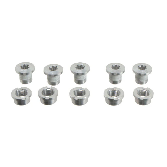 FSA Torx Single Ring Bolt Set Silver Aluminum