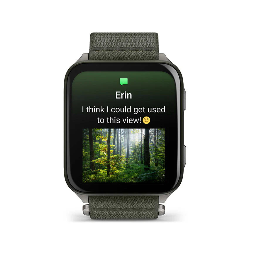 Garmin Venu X1 Watch Watch Color: Moss Wristband: Moss - Nylon