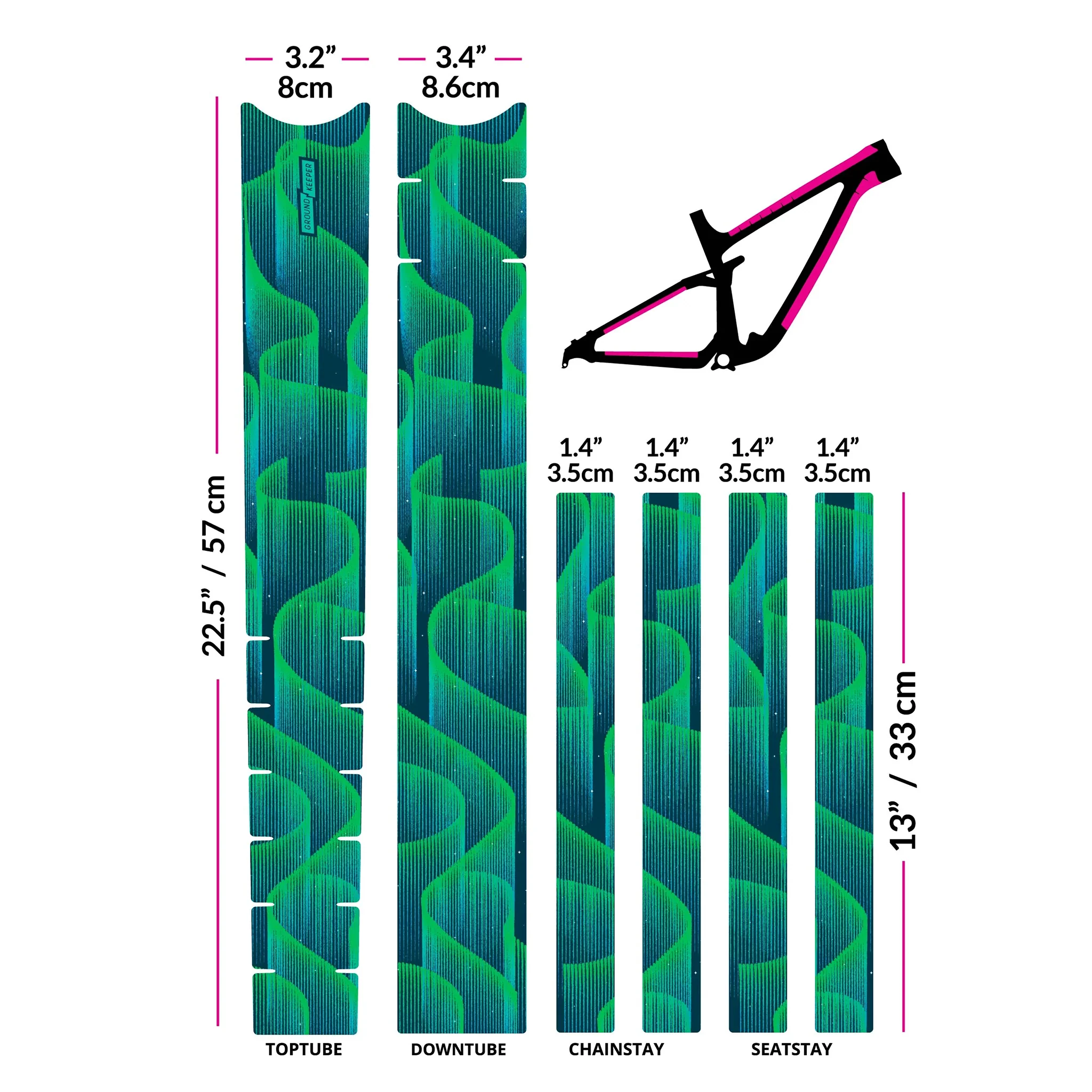 Ground Keeper Frame Keeper Aurora Green Matte