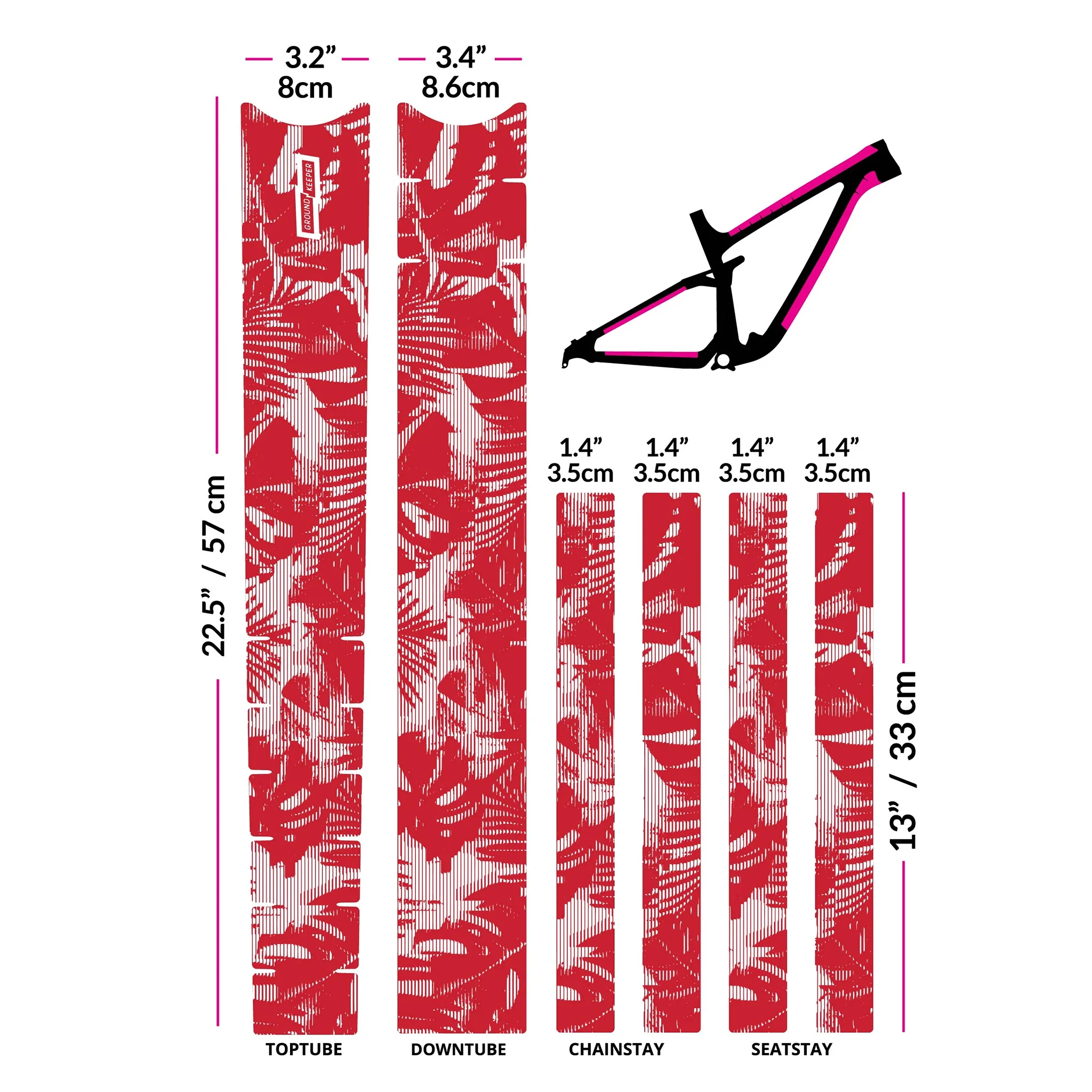 Ground Keeper Frame Keeper Tropical Glitch Strawberry Matte