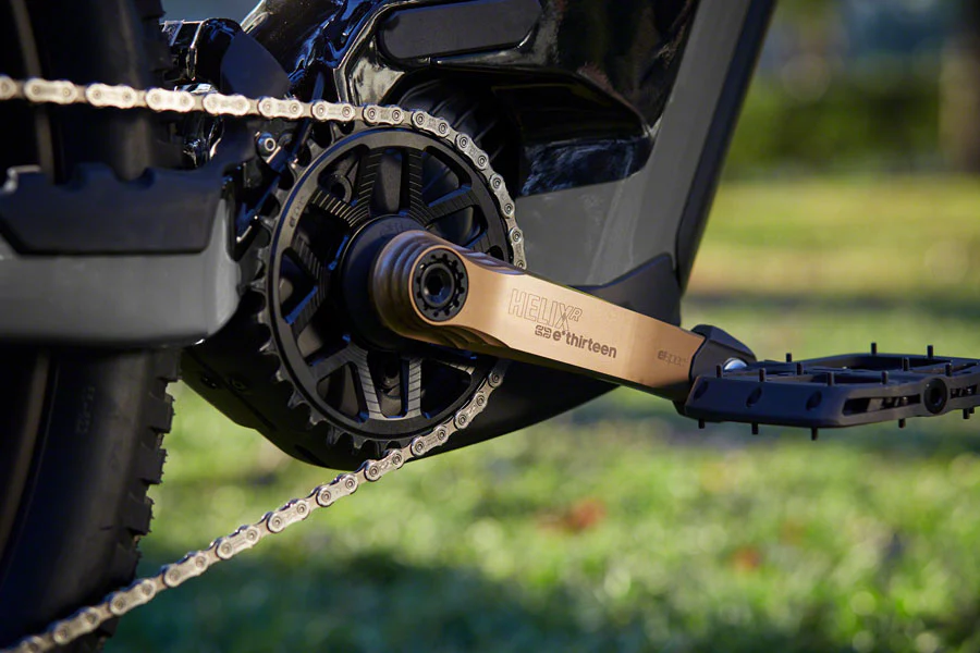 Helix R e*spec AL Crank Arm Set - 165mm BOSCH Gen4-Brose S Mag-TQ HPR50 Self Extractor Bronze - Image 4