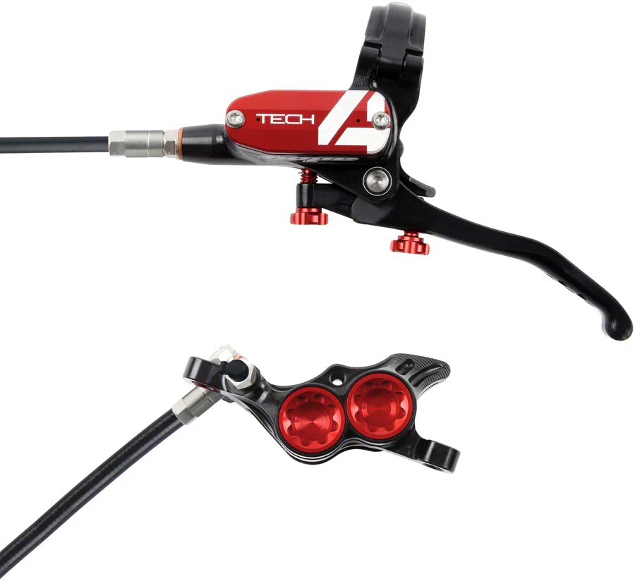 Hope Tech 4 E4 Disc Brake Left/Front 74mm Red