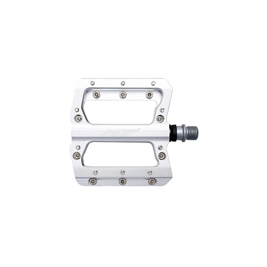 HT Components AN14A Nano Platform Pedals Body: Aluminum Spindle: Cr-Mo 9/16'' Silver