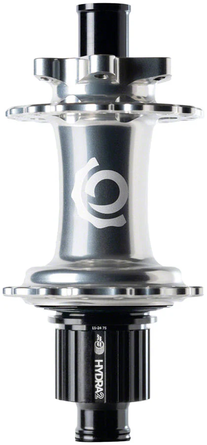 Industry Nine Hydra 2 Classic Rear Hub - 12 x 148mm 6-Bolt Micro Spline Silver 28H