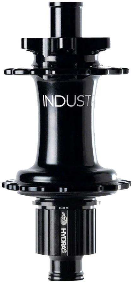 Industry Nine Hydra 2 Classic Rear Hub - 12 x 157mm 6-Bolt Micro Spline BLK 28H - Image 2