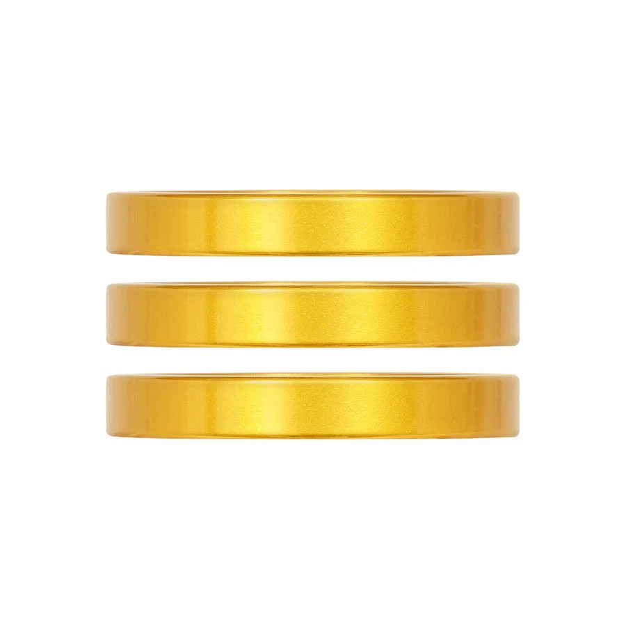 Industry Nine iRiX Headset Spacer 1-1/8'' Height: 5mm Aluminum Gold 3pcs