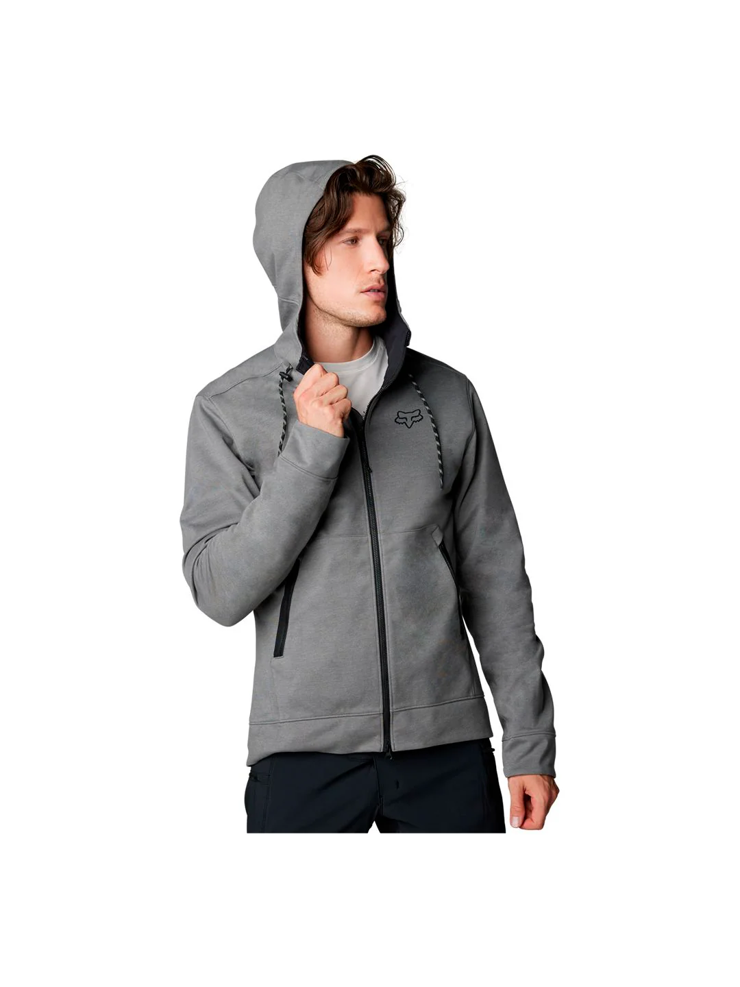 Fox Racing Ranger Fire Small Light Grey Jacket - Image 2