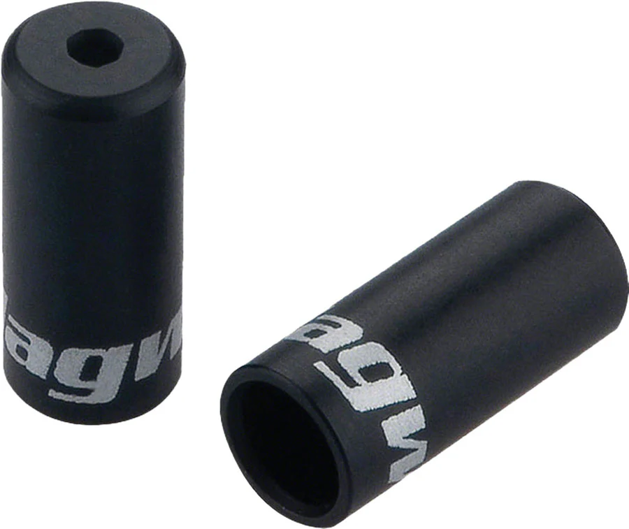 Jagwire 5mm Open Alloy End Caps Bottle of 50 Black - Image 2