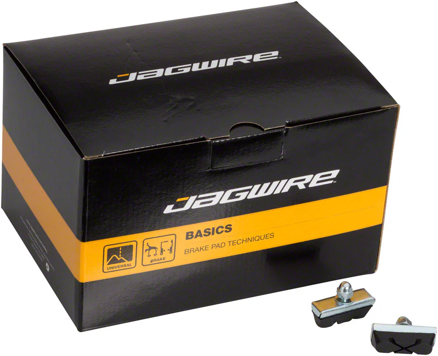 Jagwire Basics X-Caliper Brake Pads - Threaded Black Box of 50 Pairs - Image 2