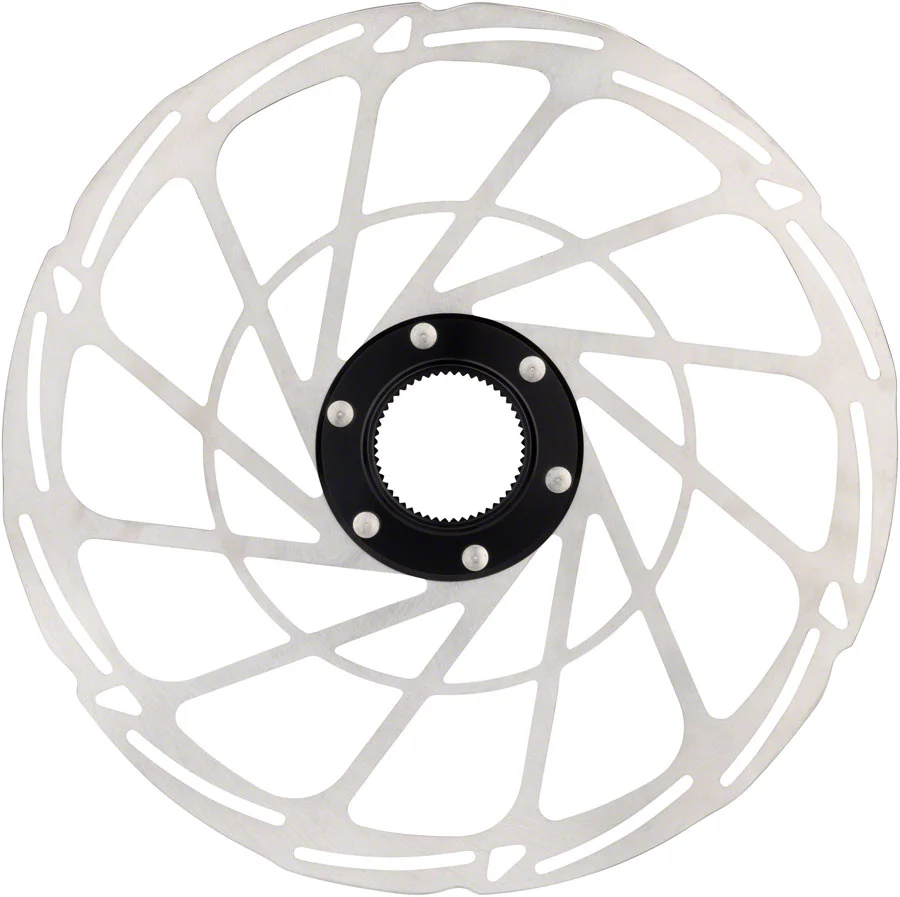 Jagwire Sport SR1 Disc Brake Rotor - 220mm Center Lock Silver - Image 2
