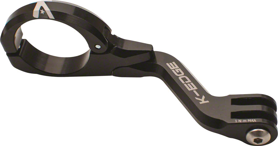 K-EDGE Go Big Pro Universal Action Camera Light On-Center Handlebar Mount 31.8mm BLK