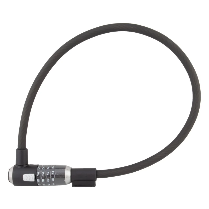 Kryptonite KryptoFlex 1265 Cable Lock -  4-Digit Combo 65cm x 12mm Black