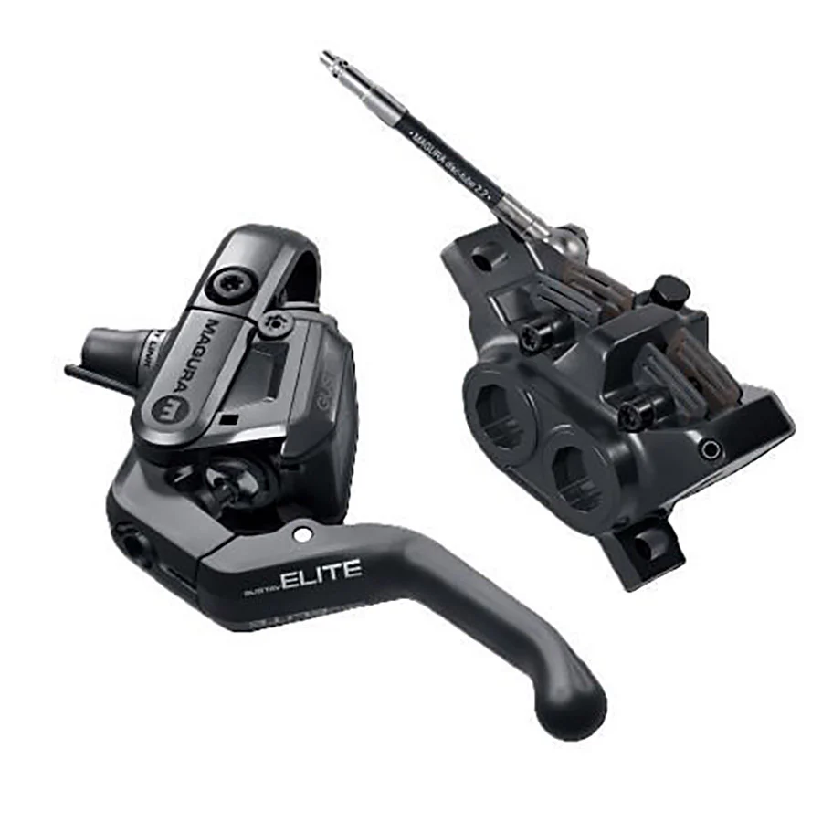 Magura Gustav Elite HIGO Closer MTB Hydraulic Disc Brake Front or Rear Post mount Disc: Not included 328g Black