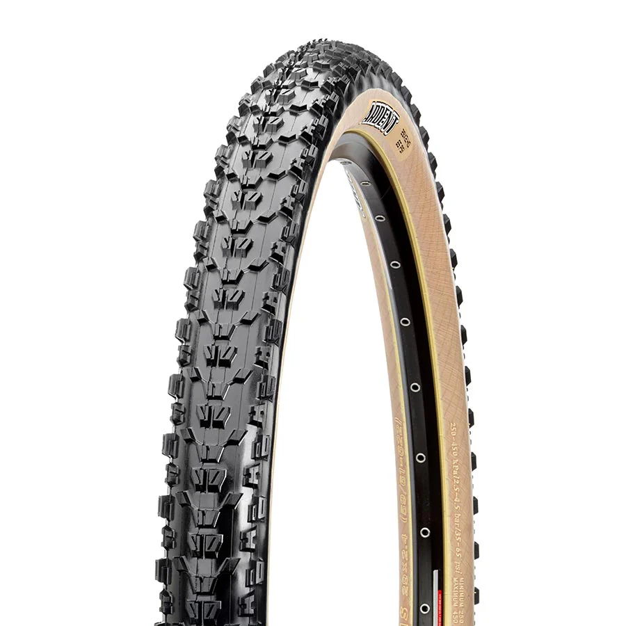 Maxxis Ardent Mountain Tire 29''x2.40 Folding Tubeless Ready Dual EXO 60TPI Tanwall