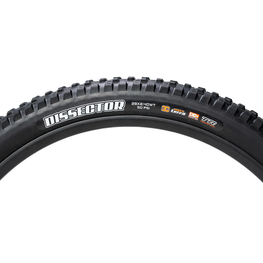 Maxxis Dissector II Tire - 29 x 2.4 Tubeless Folding BLK 3C MaxxGrip EXO+ Wide Trail