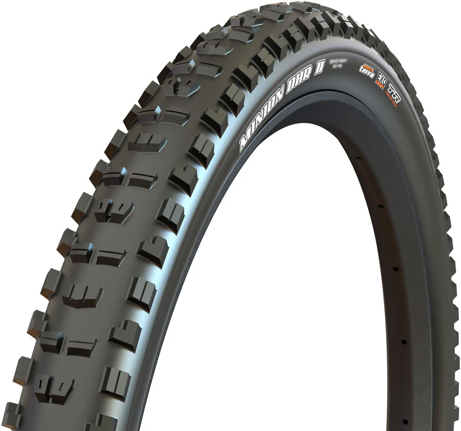 Maxxis Minion DHR II Tire - 27.5 x 2.6 Tubeless Folding Black MaxxTerra EXO
