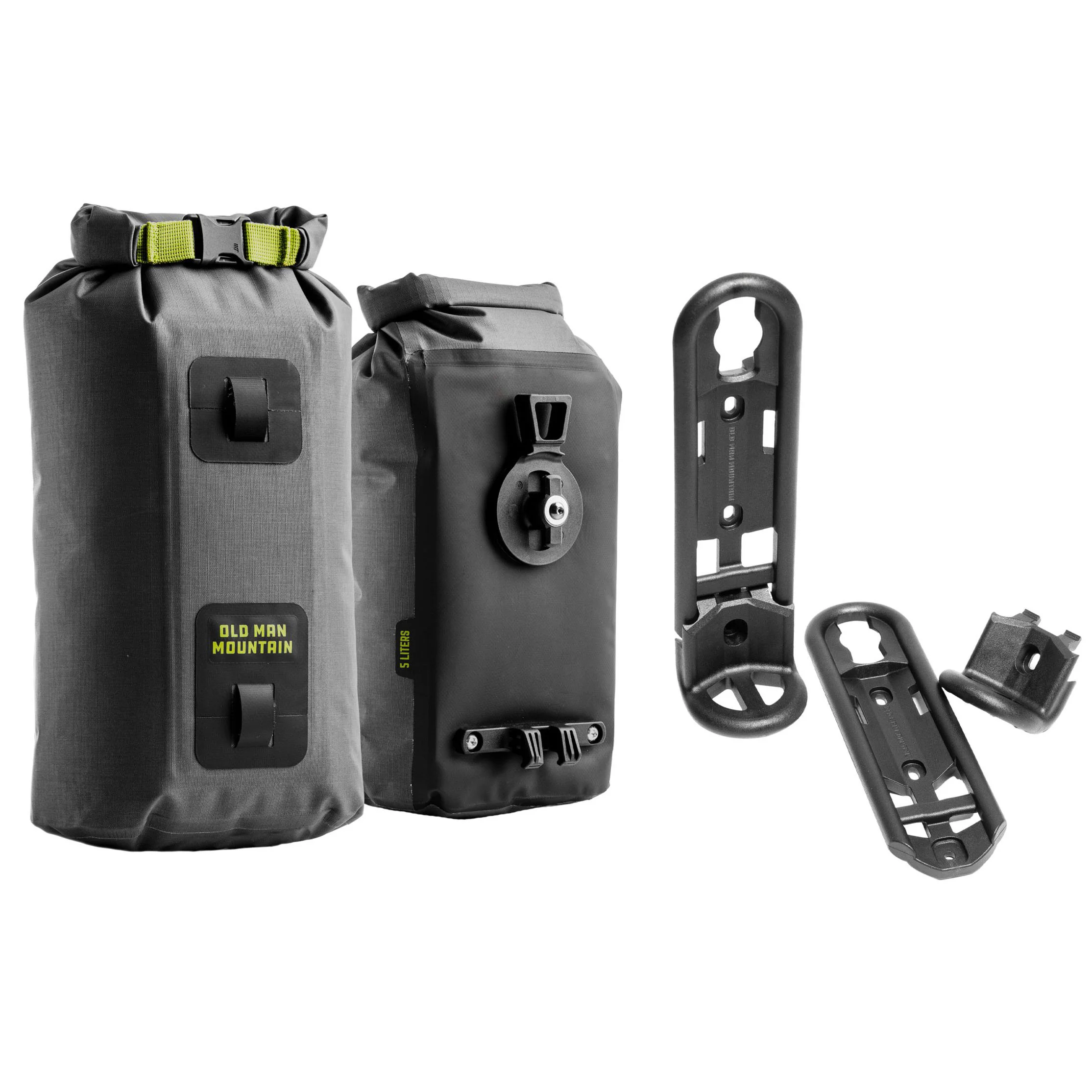 Old Man Mountain Hemlock Bag w/ FLIP Cages 5L Pair Black