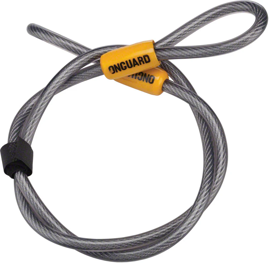 OnGuard Akita Cable: 4' x 10mm Gray/Orange