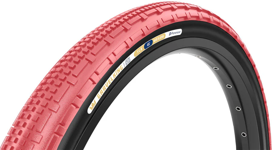 Panaracer GravelKing SK Tire - 700 x 40 Tubeless Folding Sakura/Black