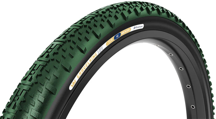 Panaracer GravelKing X1 Tire - 700 x 40 Tubeless Folding British Racing Green/BLK