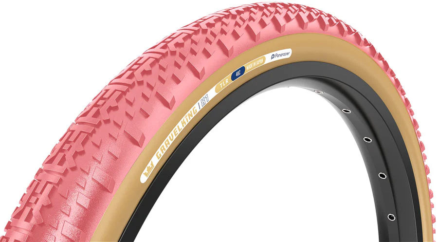Panaracer GravelKing X1 Tire - 700 x 40 Tubeless Folding Sakura/Brown