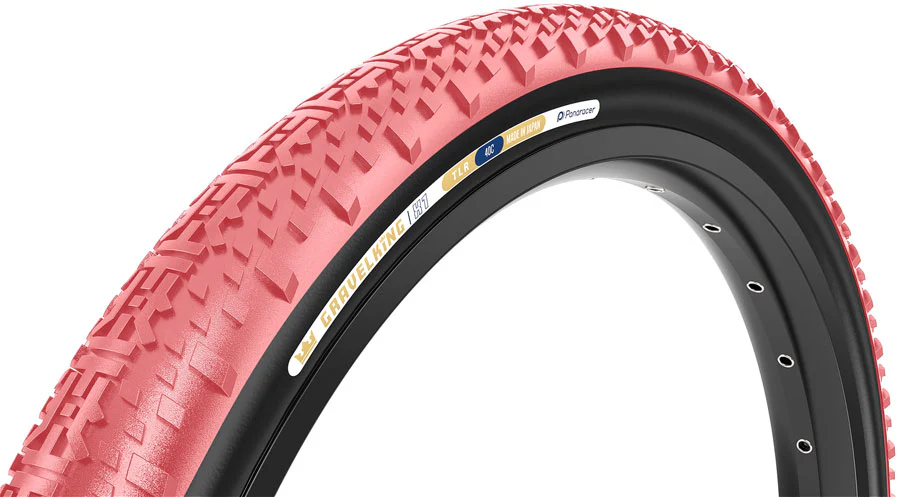 Panaracer GravelKing X1 Tire - 700 x 50 Tubeless Folding Sakura/Black