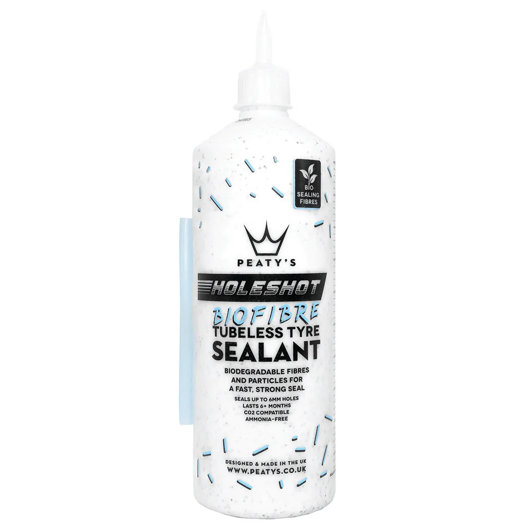 Peaty's Holeshot BioFibre Tubeless Tire Sealant 1L Bottle