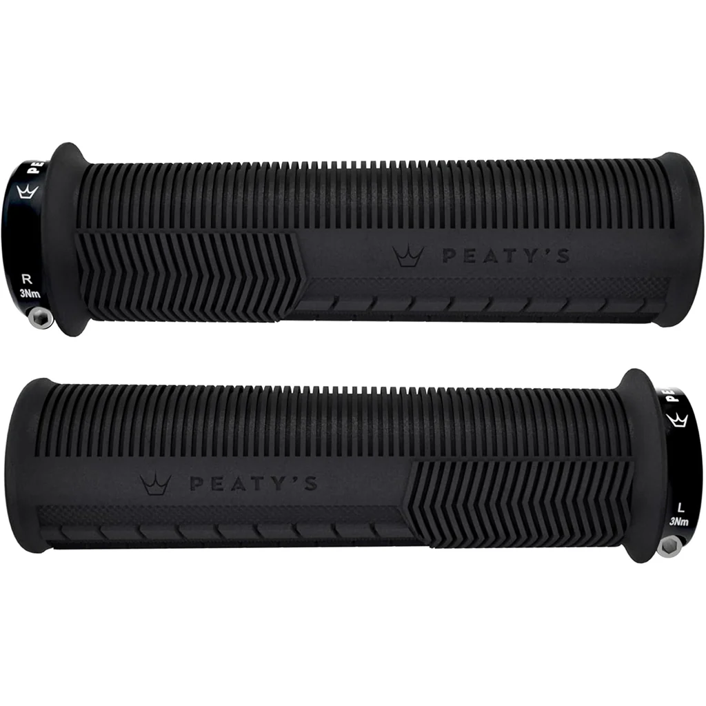 Peaty's Mushroom Thick Lock-On Grips Pair Black