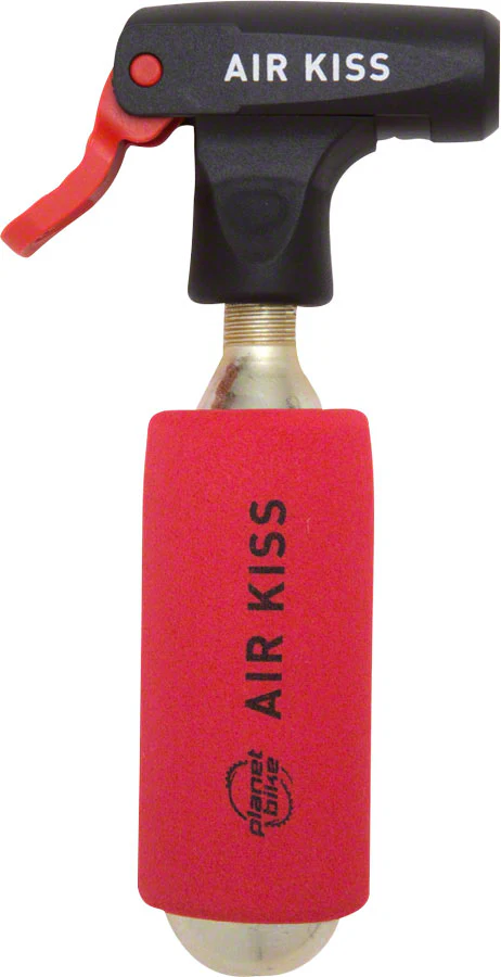 Planet Bike Air Kiss CO2 Inflator Includes 16g Threaded Cartridge Sleeve