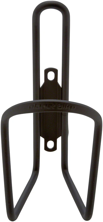 Planet Bike Alloy 6.2mm Water Bottle Cage - Aluminum Gloss Black