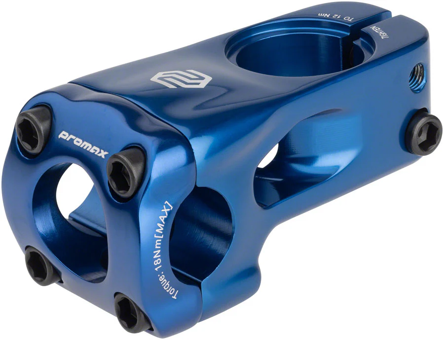 Promax Banger BMX Stem - 53mm Front Load Blue - Image 2