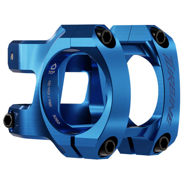 RaceFace Turbine Stem - 40mm 35mm Clamp +/-0 1 1/8" Blue