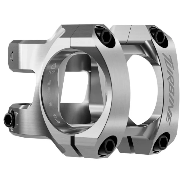 RaceFace Turbine Stem - 50mm 35mm Clamp +/-0 1 1/8" Silver