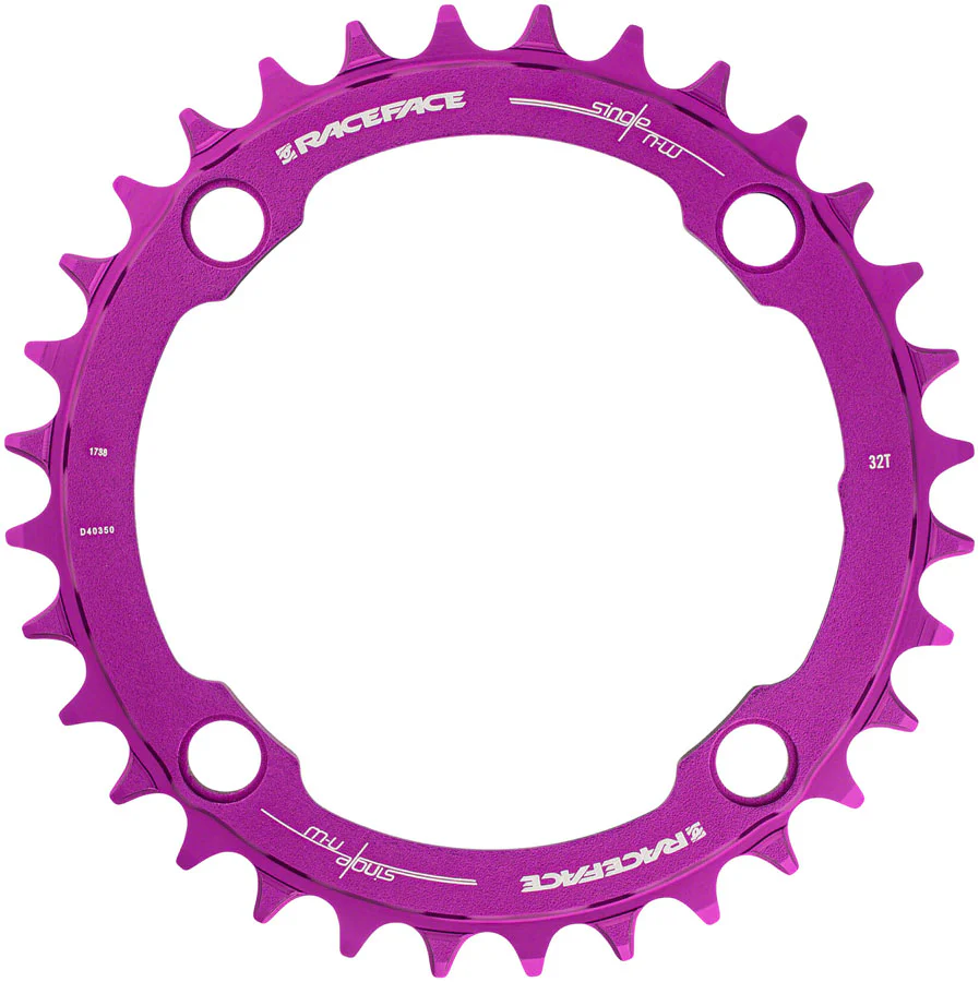 Race Face 104 NW Chainring 104BCD 32T Purple - Image 3