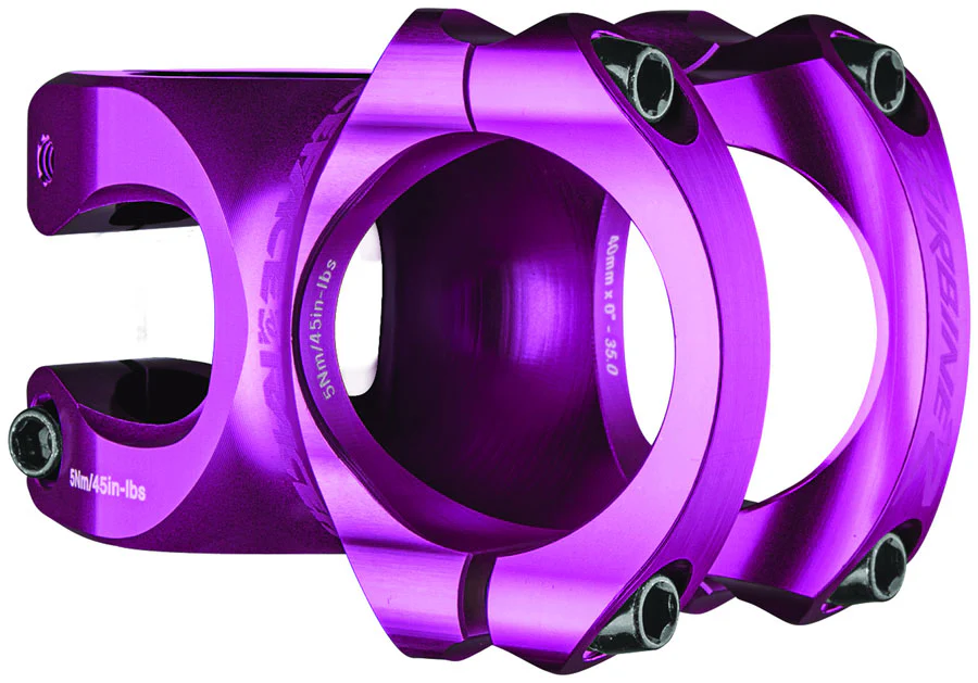 RaceFace Turbine R 35 Stem - 32mm 35mm Clamp +/-0 1 1/8" Purple