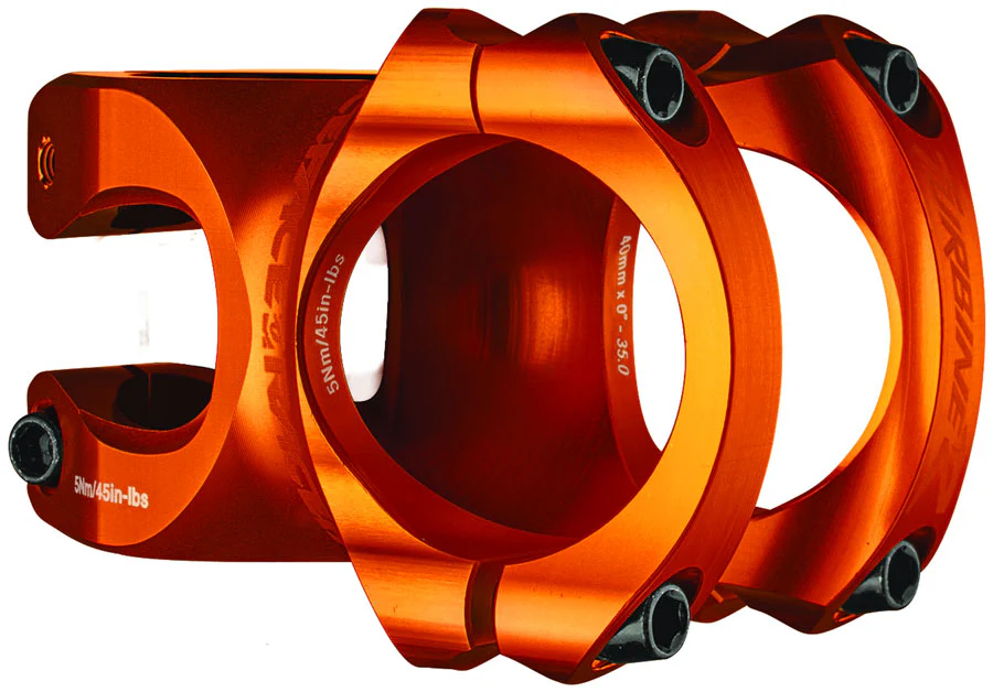 RaceFace Turbine R 35 Stem - 40mm 35mm Clamp +/-0 1 1/8" Orange
