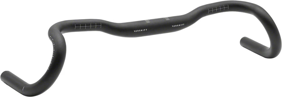 Redshift Sports Kitchen Sink Road Drop Handlebar - Aluminum 31.8mm 44cm 20mm Rise BLK