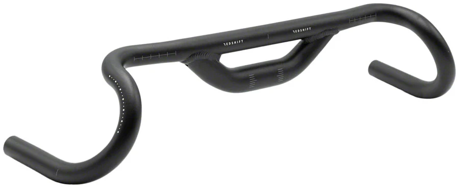 Redshift Sports Top Shelf Road Drop Handlebar - Aluminum 31.8mm 53cm 50mm Rise BLK