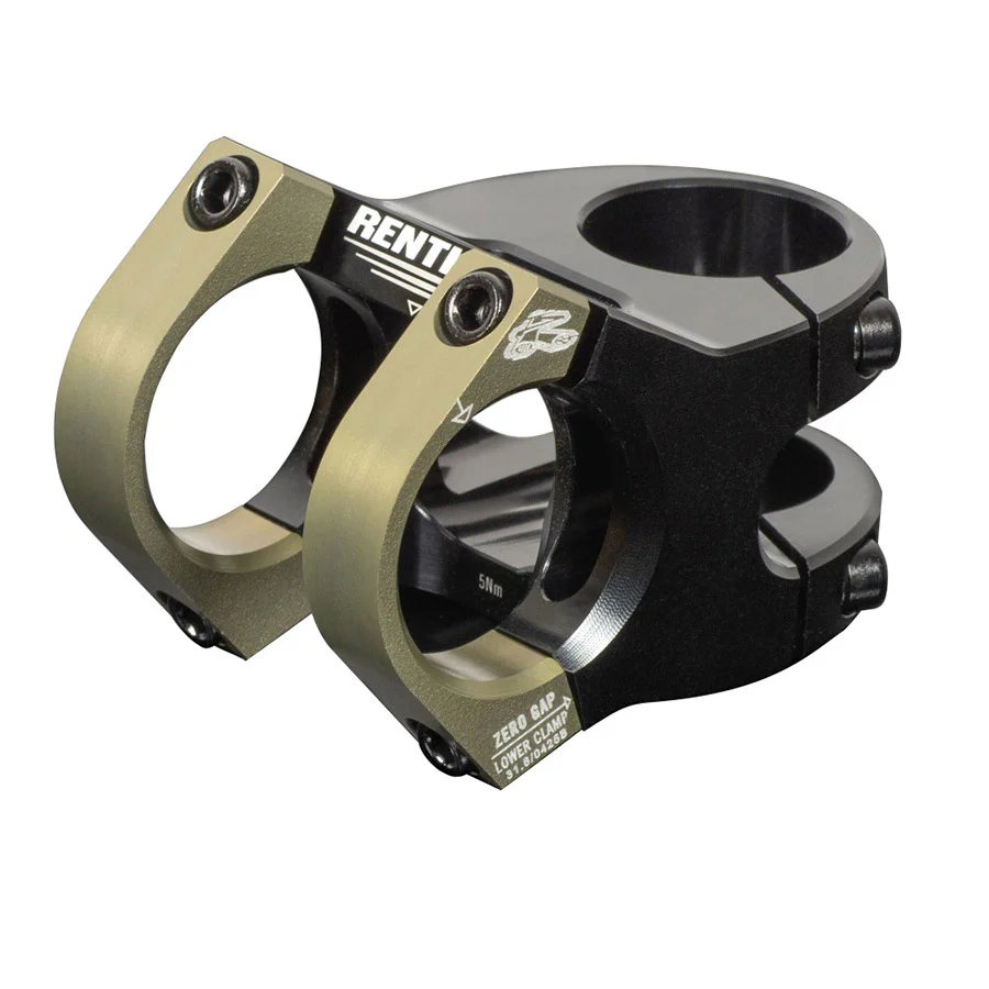 Renthal V2 Apex Stem (31.8) 50mm Black/AluGold