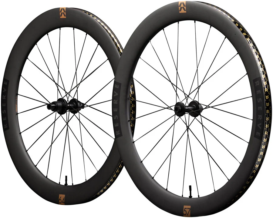 Reserve Wheels Reserve 57/64 Turbulent Aero Wheelset - 700 12 x 100/12 x 142 Center-Lock XDR Carbon DT240