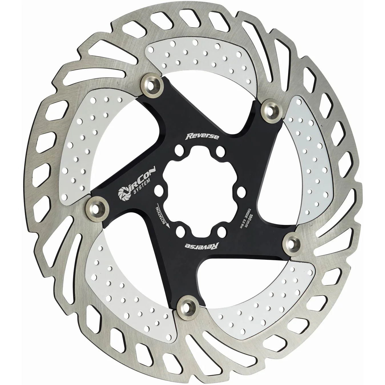 Reverse AirCon Disc Rotor 180mm - Black