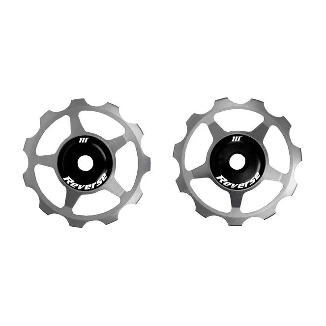 Reverse Aluminum Pulley Set For Colab Chain Tensioner Silver